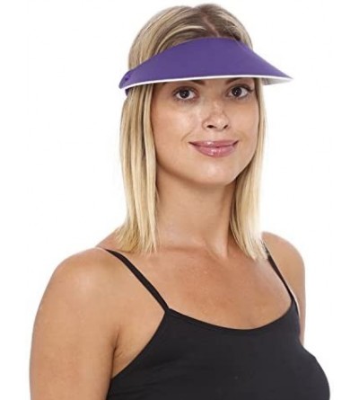Visors Sunvisor- Available in Beautiful Solid Colors- Perfect for The Summer! - White - CD11KAECNKH $14.93