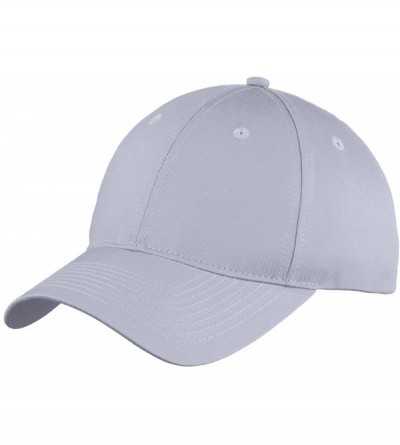 Baseball Caps Unstructured Twill Cap (C914) - Silver - CI11UTP1VO7 $10.85