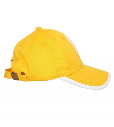 Baseball Caps Steins Gate Hat Super Hacker Hashida Itaru Yellow Baseball Cap Cosplay Accessory Cotton - CW18IR7LLOU $24.42