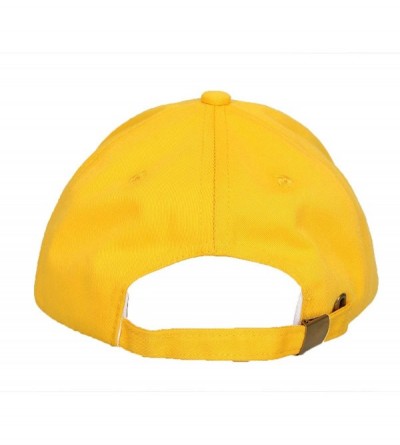 Baseball Caps Steins Gate Hat Super Hacker Hashida Itaru Yellow Baseball Cap Cosplay Accessory Cotton - CW18IR7LLOU $24.42