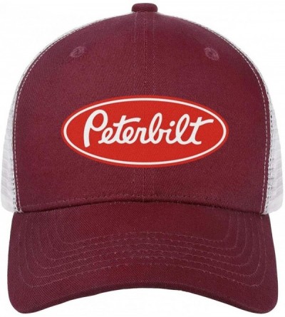 Baseball Caps Men Novel Baseball Caps Adjustable Mesh Dad Hat Strapback Cap Trucks Hats Unisex - Burgundy-31 - CN18T968I3D $1...