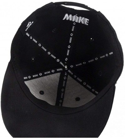 Baseball Caps Black Devil Snapback Hats-Unisex Adjustable Trucker Hat Hip Hop Flat Brim Cap - CY193NI6IE6 $13.16