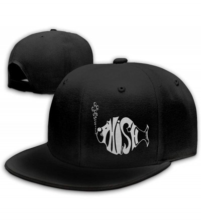 Baseball Caps Men&Women Baseball Hat Phish Logo Baseball Cap Black - Black - CR18KS96XIZ $16.49