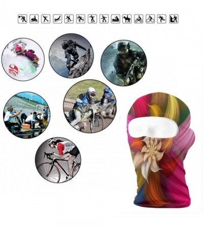 Balaclavas Sunflower Cool Full Face Masks Ski Headcover Neck Warmer Tactical Hood for Cycling Outdoor Sports - Pattern19 - C4...