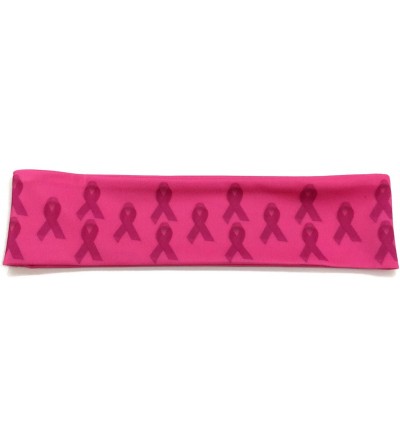 Headbands Breast Cancer Awareness Ribbon Runner's Head Bow Accessories Headband - C2125ME2KK3 $8.30