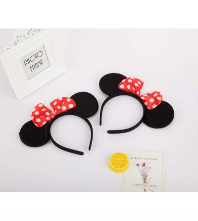 Headbands 2 Pcs Mouse Ears Headband Hairs Accessories for Children Mom Baby Boys Girls Birthday Party or Celebrations - CB192...