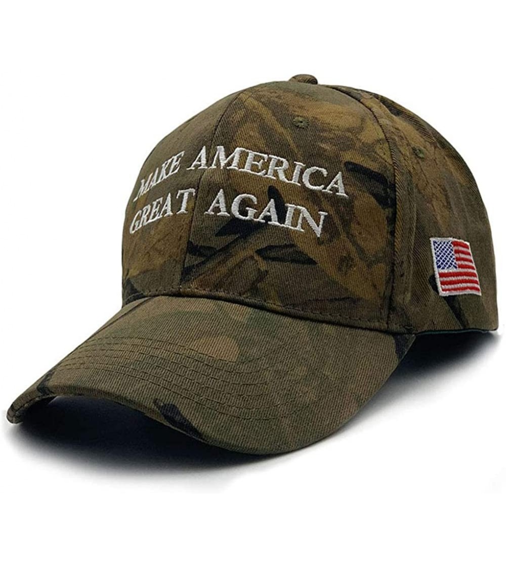 Skullies & Beanies Make America Great Again Donald Trump Cap Hat Unisex Adjustable Hat - 001 Camo - C118L5SCA3I $8.16