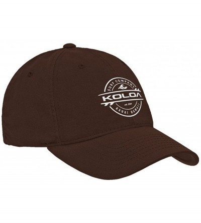 Baseball Caps Classic Cotton Dad Hats. Low Profile Adjustable Caps - Brown/W - C112N22F3D1 $20.38