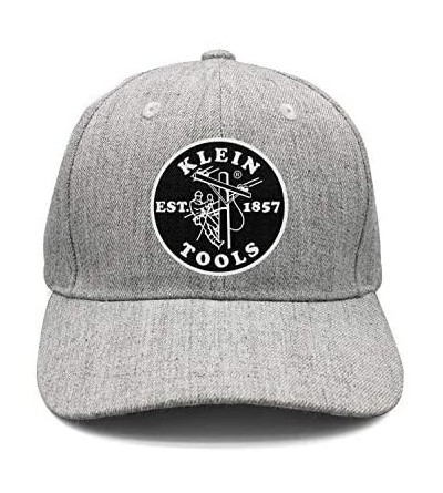 Baseball Caps Unisex Dad Cap Trucker-Klein-Tools-Hat Casual Breathable Baseball Snapback - Grey-26 - CQ18Q7MC8YO $11.84