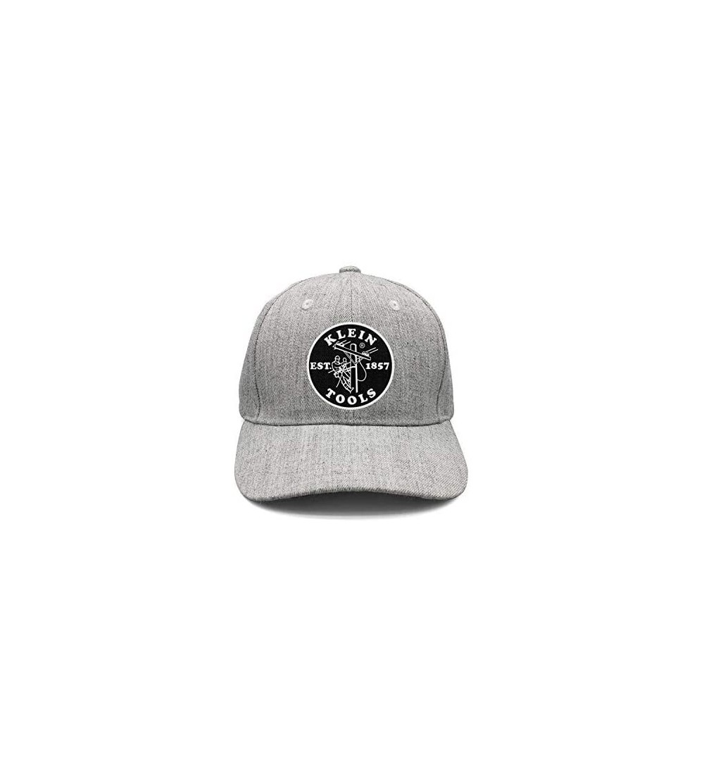 Baseball Caps Unisex Dad Cap Trucker-Klein-Tools-Hat Casual Breathable Baseball Snapback - Grey-26 - CQ18Q7MC8YO $11.84