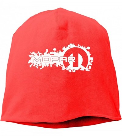 Skullies & Beanies M-opar Logo Beanie Hats Winter Outdoor Fashion Slouchy Warm Caps for Mens&Womens - Red - C218L0MG282 $16.82