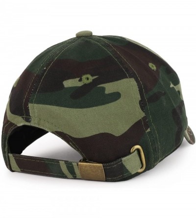 Baseball Caps Number 1 Grandpa Embroidered Soft Crown 100% Brushed Cotton Cap - Camo - C0184UUAIIN $19.97