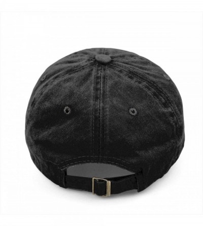Baseball Caps Unisex Mama Bear Denim Hat Adjustable Washed Dyed Cotton Dad Baseball Caps - Print Logo Black 2 - C618QL0LC27 $...
