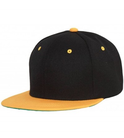 Baseball Caps Vintage Snapback Cap Hat - Black/Orange - C71162K24TT $8.36