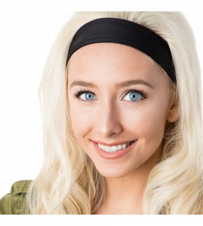 Headbands Adjustable Cute Fashion Sports Headbands Xflex Wide Hairband for Women Girls & Teens - CQ18562WMXU $19.29