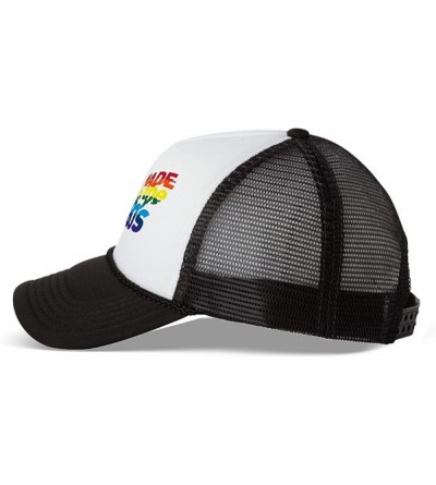 Baseball Caps 80s Accessories for 80s Party 80s Costume 80s Trucker Hat 80s Hat - Made in the 80's Rainbow - C818GQH8IE2 $15.63