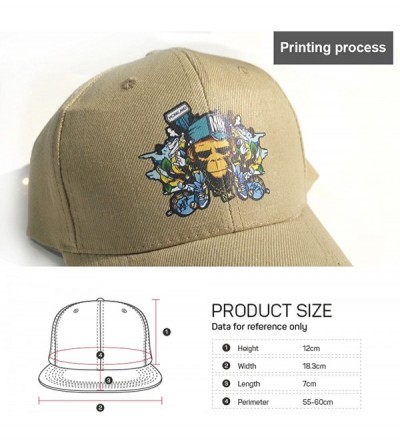 Baseball Caps Custom Baseball Cap Snapback Hiphop Hats Design Your Text Name or Logo - 1 Red - CC183CC2IUT $26.97