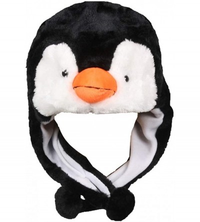 Skullies & Beanies Plush Soft Animal Beanie Hat Halloween Cute Soft Warm Toddler to Teen - Penguin - C312O0EWMJH $12.58